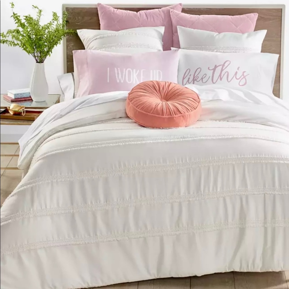 Whim by Martha Stewart Collection Fringe 3-Pc. King Comforter Set